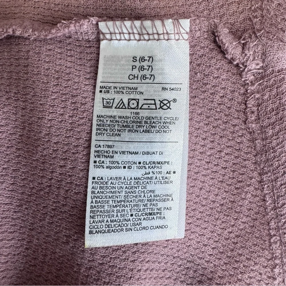 Old Navy Girl’s Polka Dot Long Sleeve Thermal Top